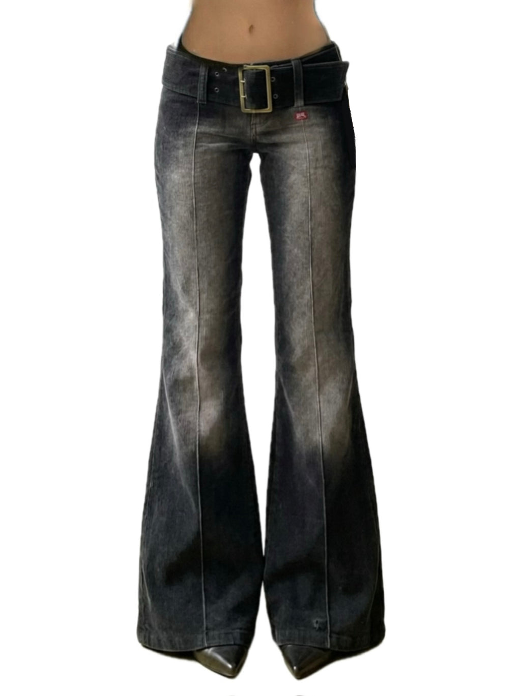 Miss Sixty rare belted flared y2k vintage pants