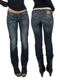 super Low rise skinny jeans y2k
