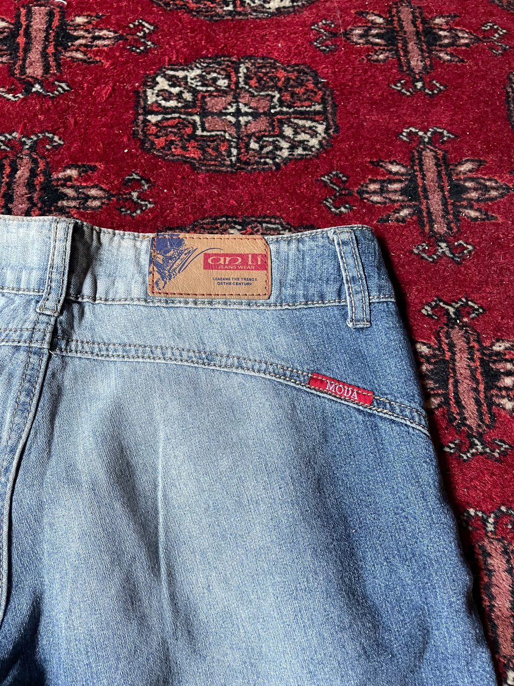 vintage baggy flared jeans y2k