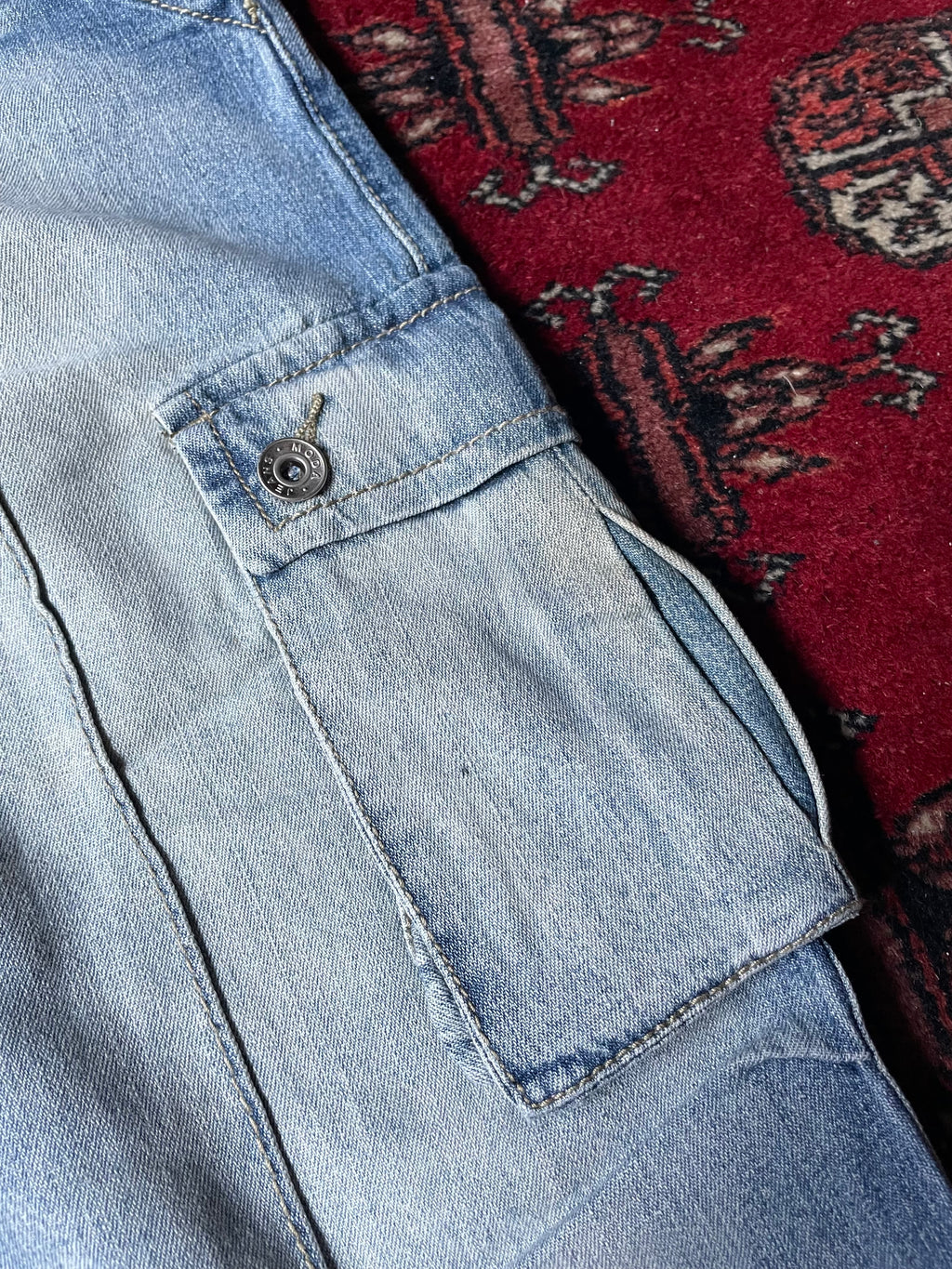Vintage low rise baggy flared y2k jeans - 2000s