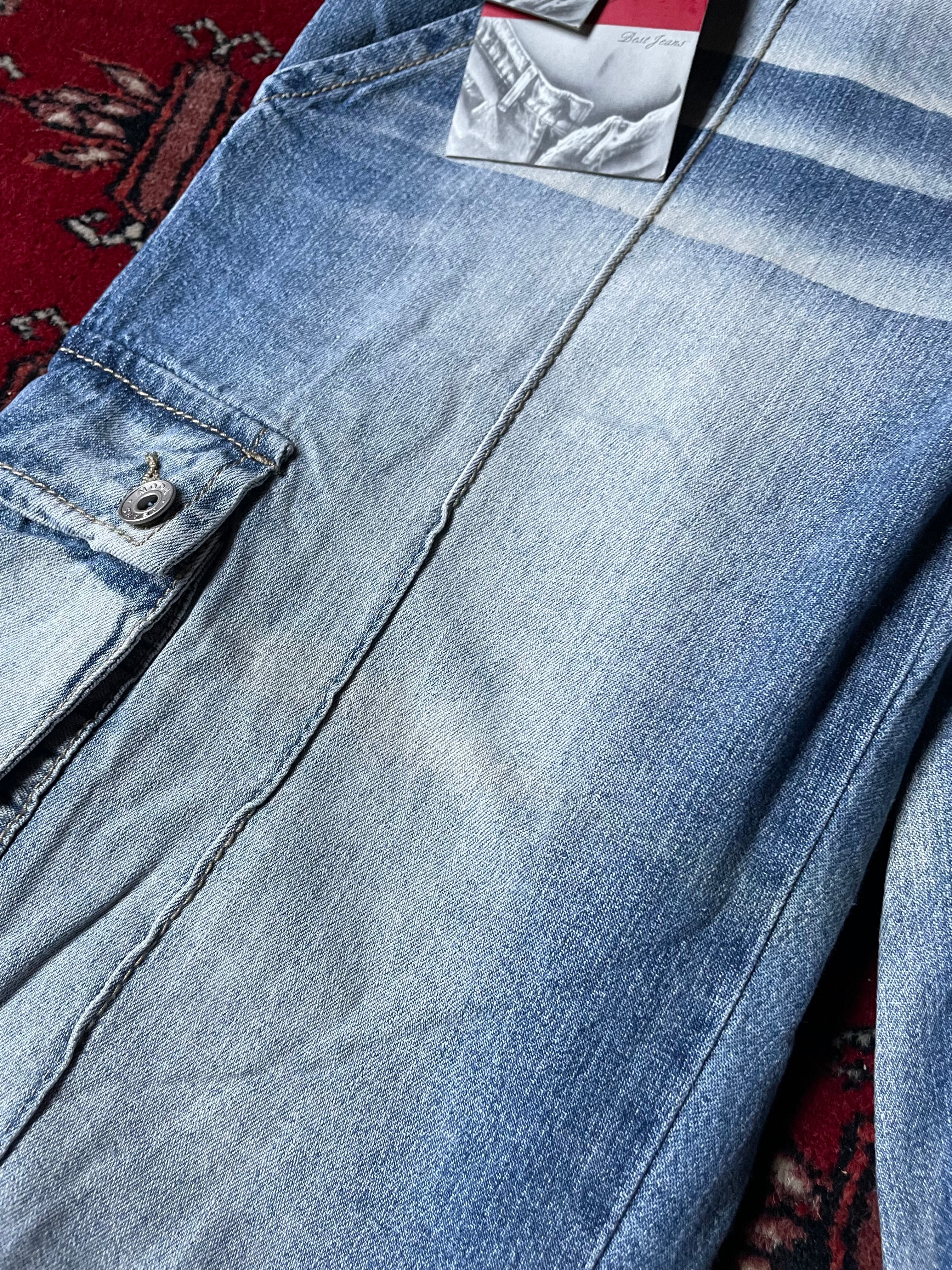 Vintage low rise baggy flared y2k jeans - 2000s