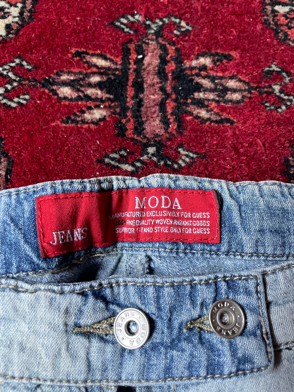 Vintage low rise baggy flared y2k jeans - 2000s