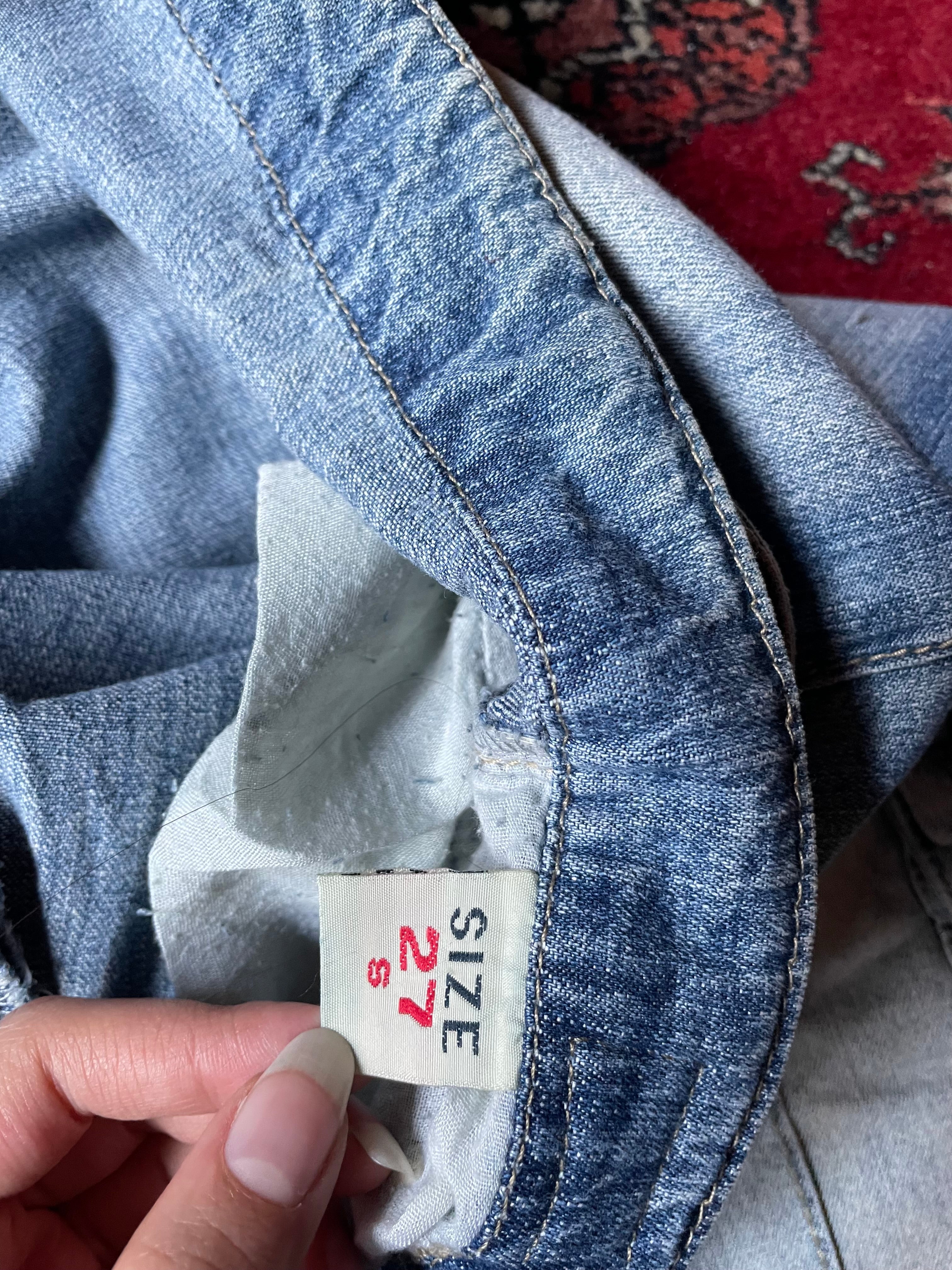 Vintage low rise baggy flared y2k jeans - 2000s