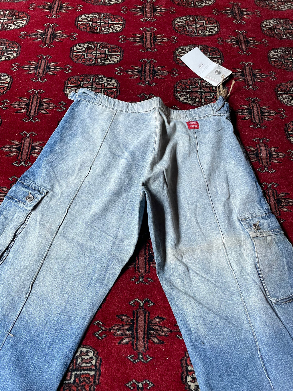 Vintage low rise baggy flared y2k jeans - 2000s