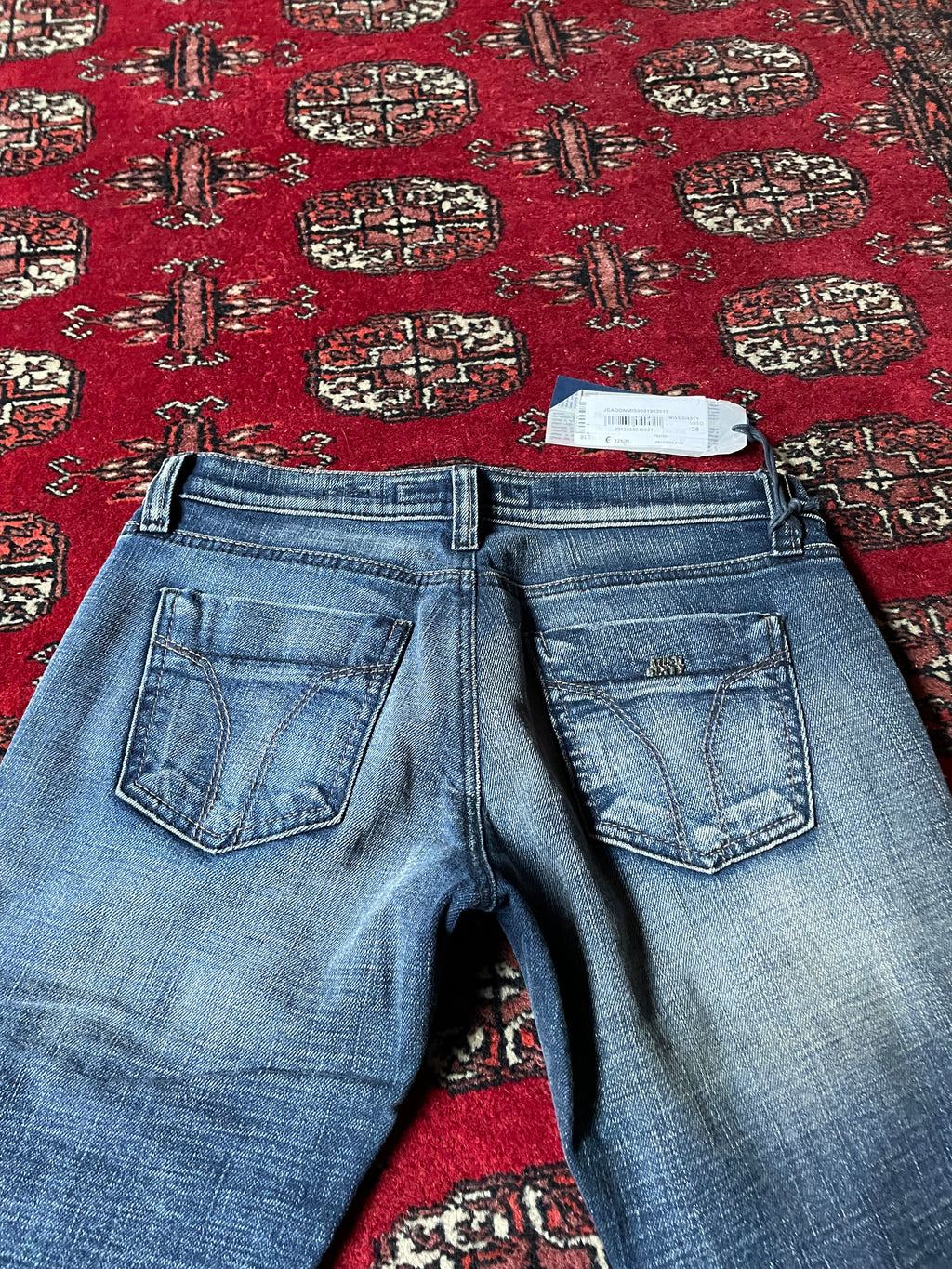 Miss Sixty super low rise skinny moto jeans y2k