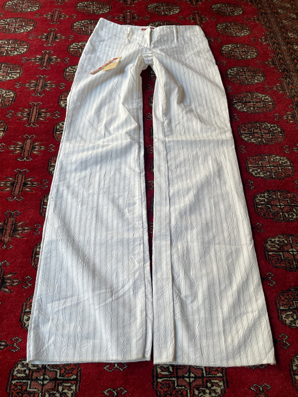 vintage flared baggy y2k Raplay pants - made in Italy
