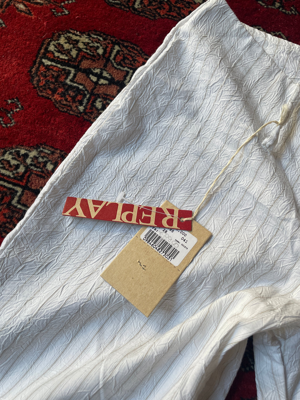 vintage flared baggy y2k Raplay pants - made in Italy