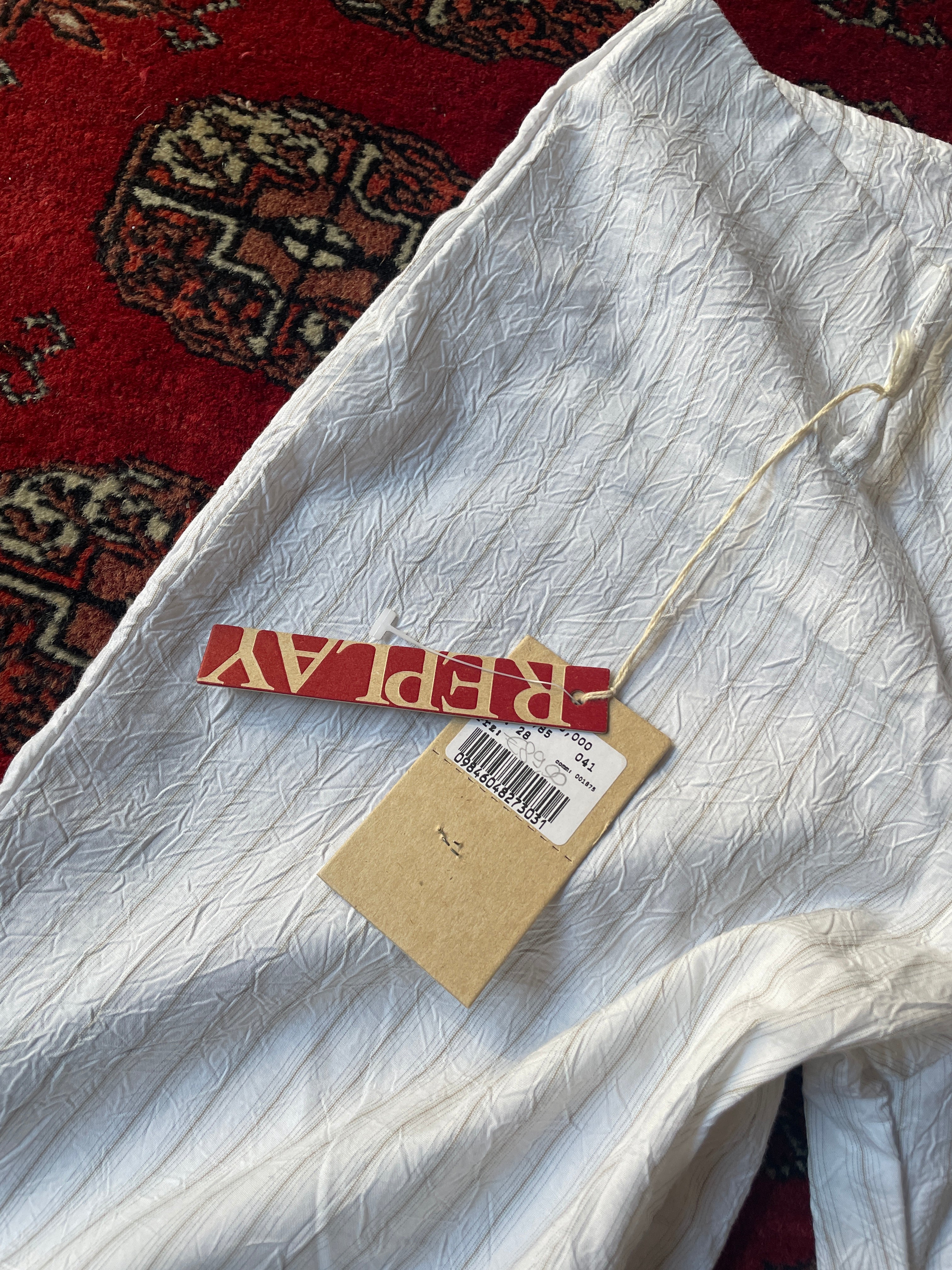 vintage flared baggy y2k Raplay pants - made in Italy