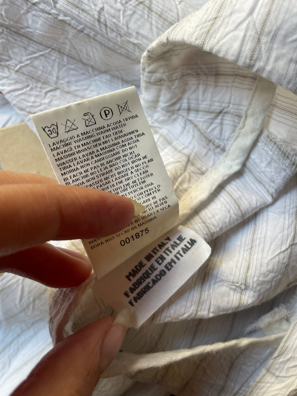 vintage flared baggy y2k Raplay pants - made in Italy