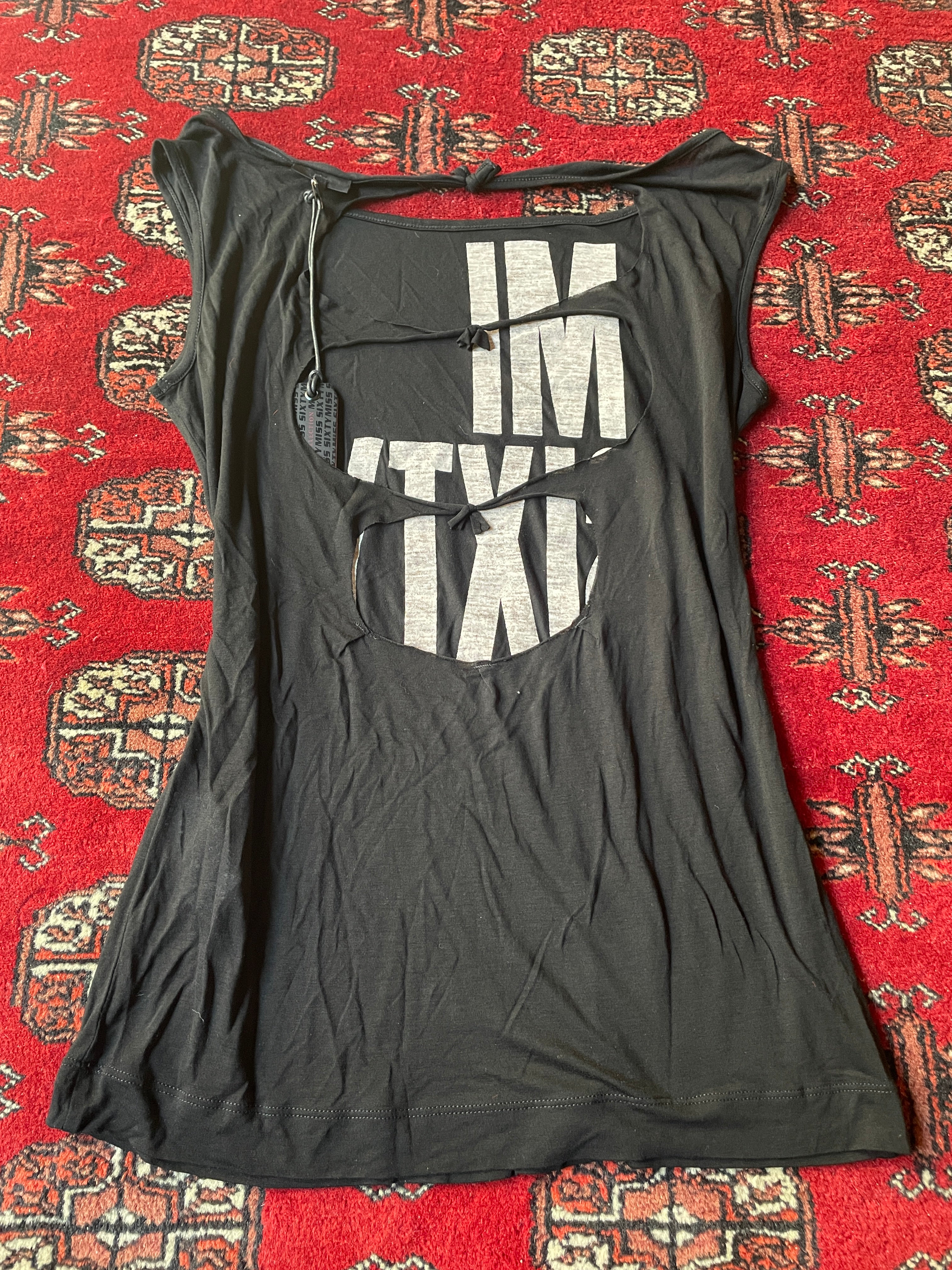 Miss Sixty vintage backless top y2k 2000s
