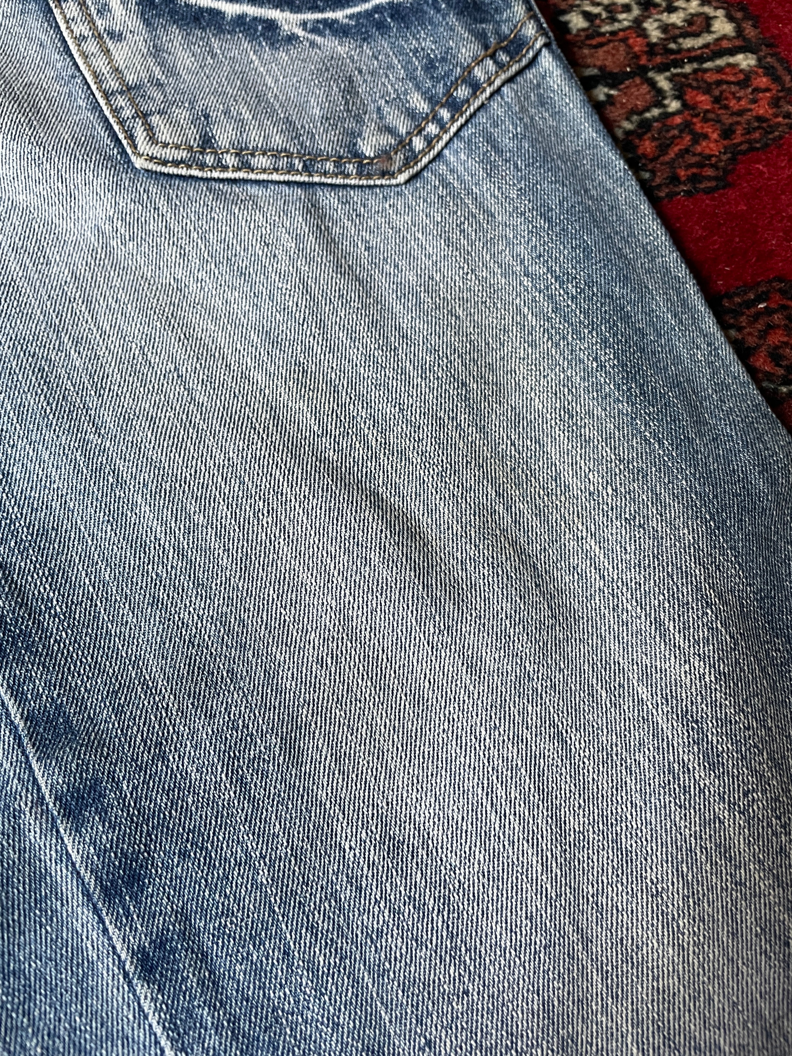 Vintage belted capri y2k zip pocket jeans