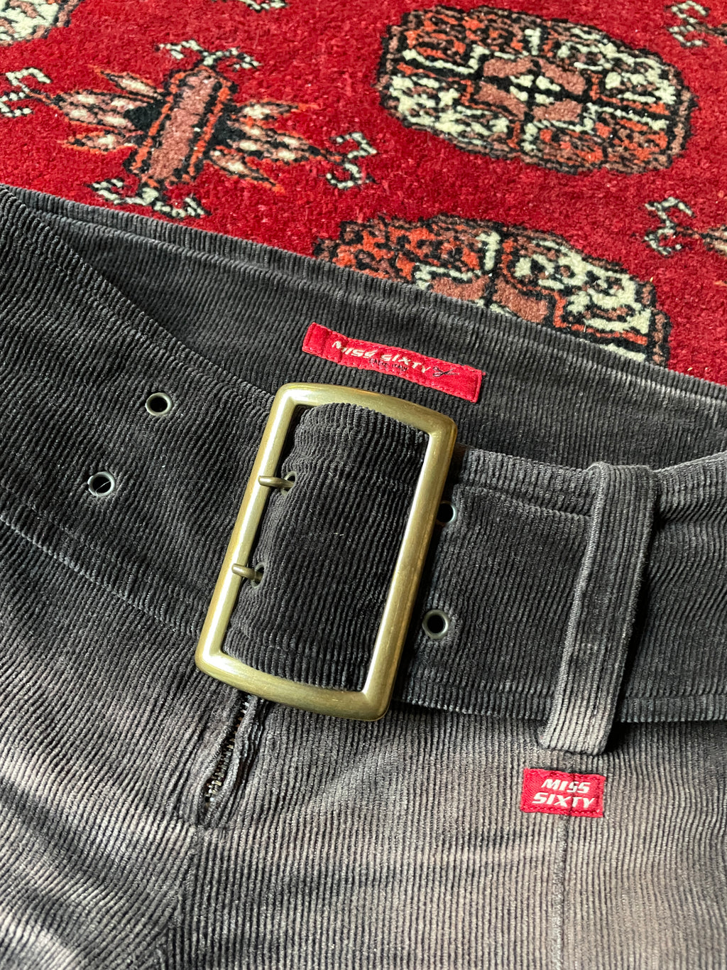 Miss Sixty rare belted flared y2k vintage pants