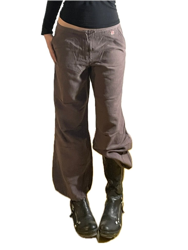Diesel vintage y2k 50% lino capri pants