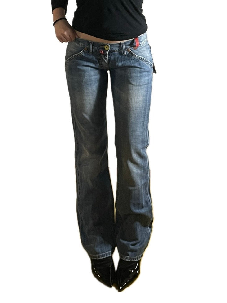 take two vintage low rise straight fit y2k jeans