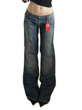 Miss Sixty low rise y2k wide leg jeans