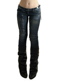 Miss Sixty super low rise zipped y2k skinny jeans