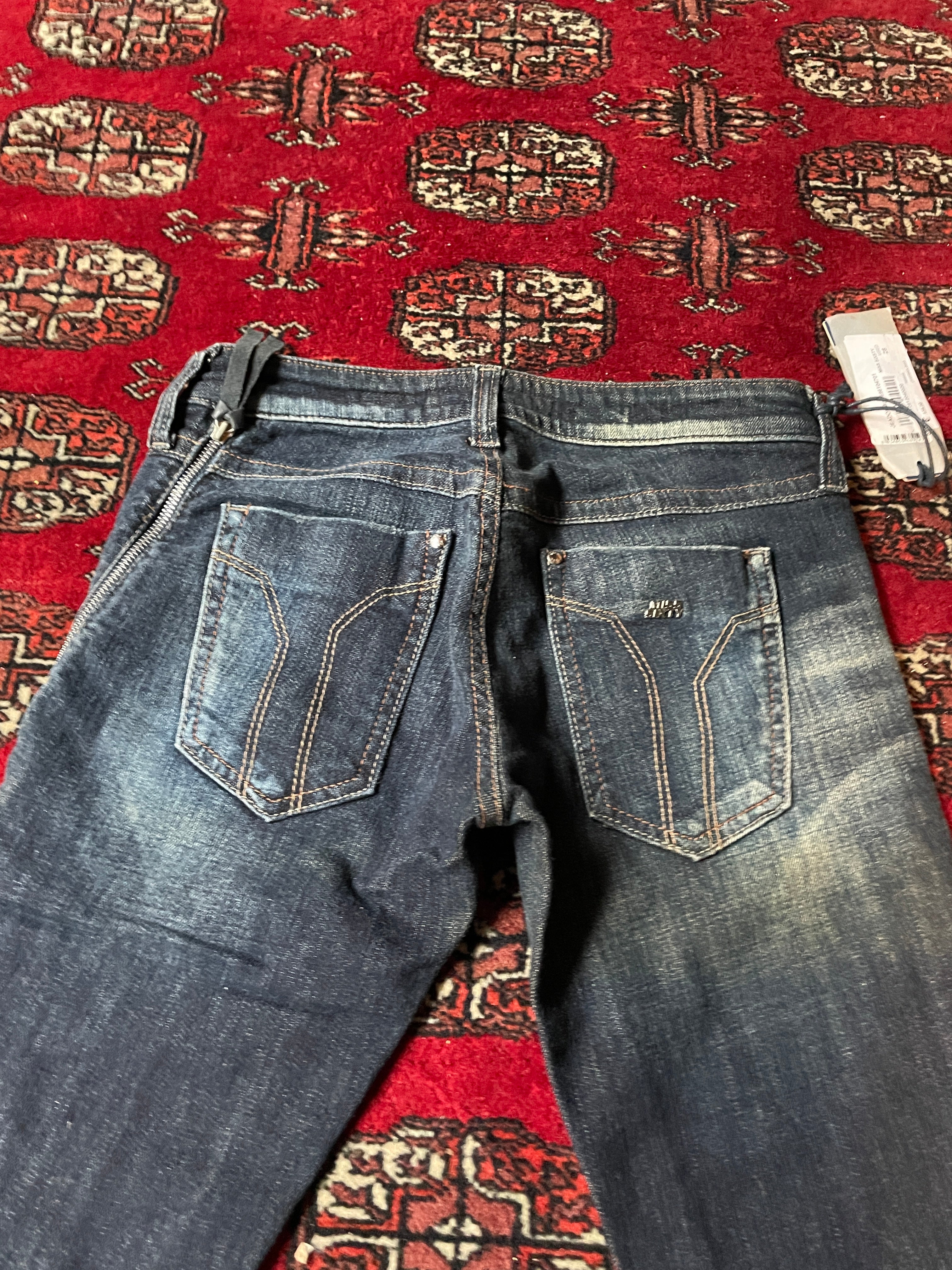 Miss Sixty super low rise zipped y2k skinny jeans