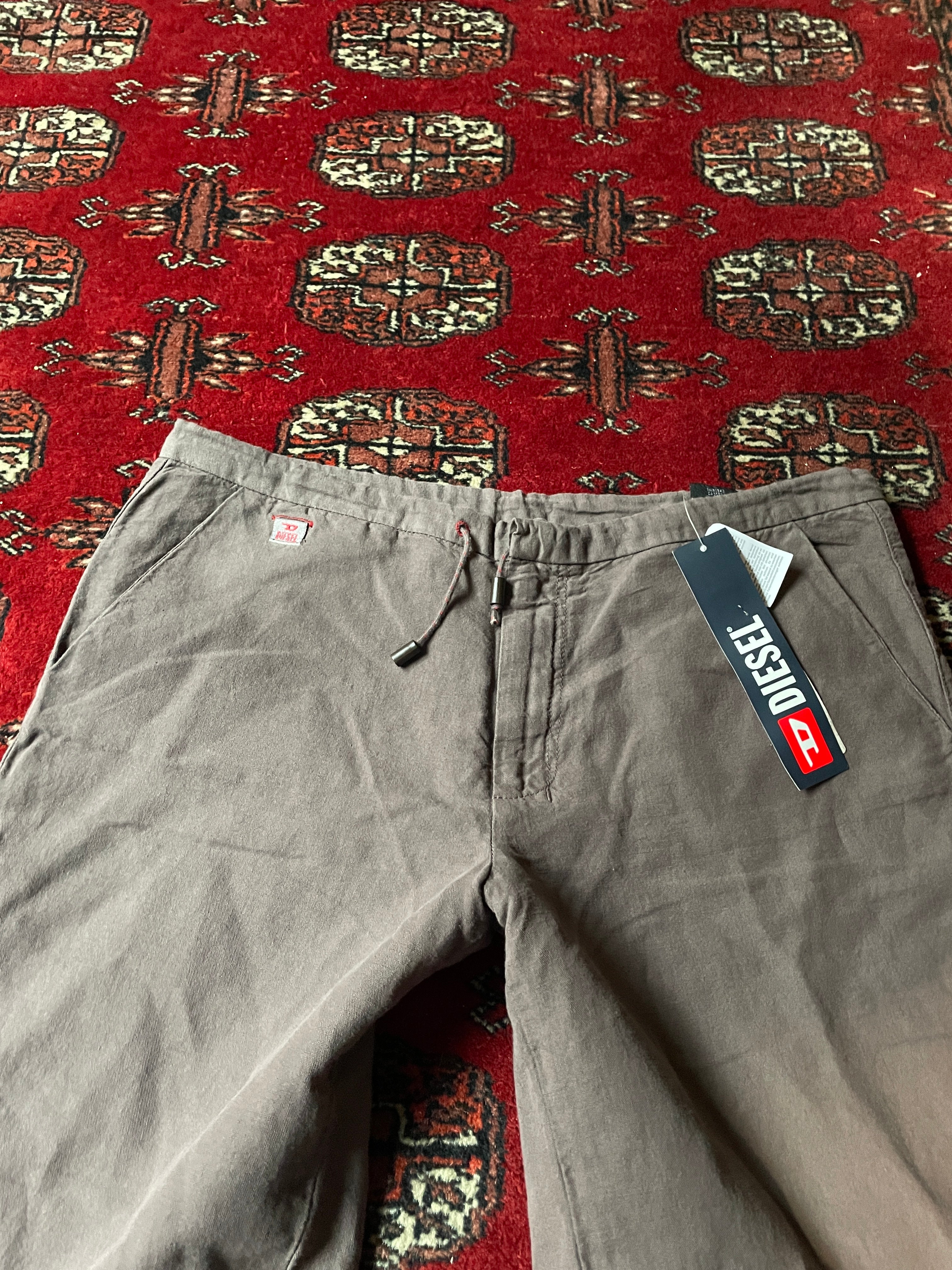 Diesel vintage y2k 50% lino capri pants