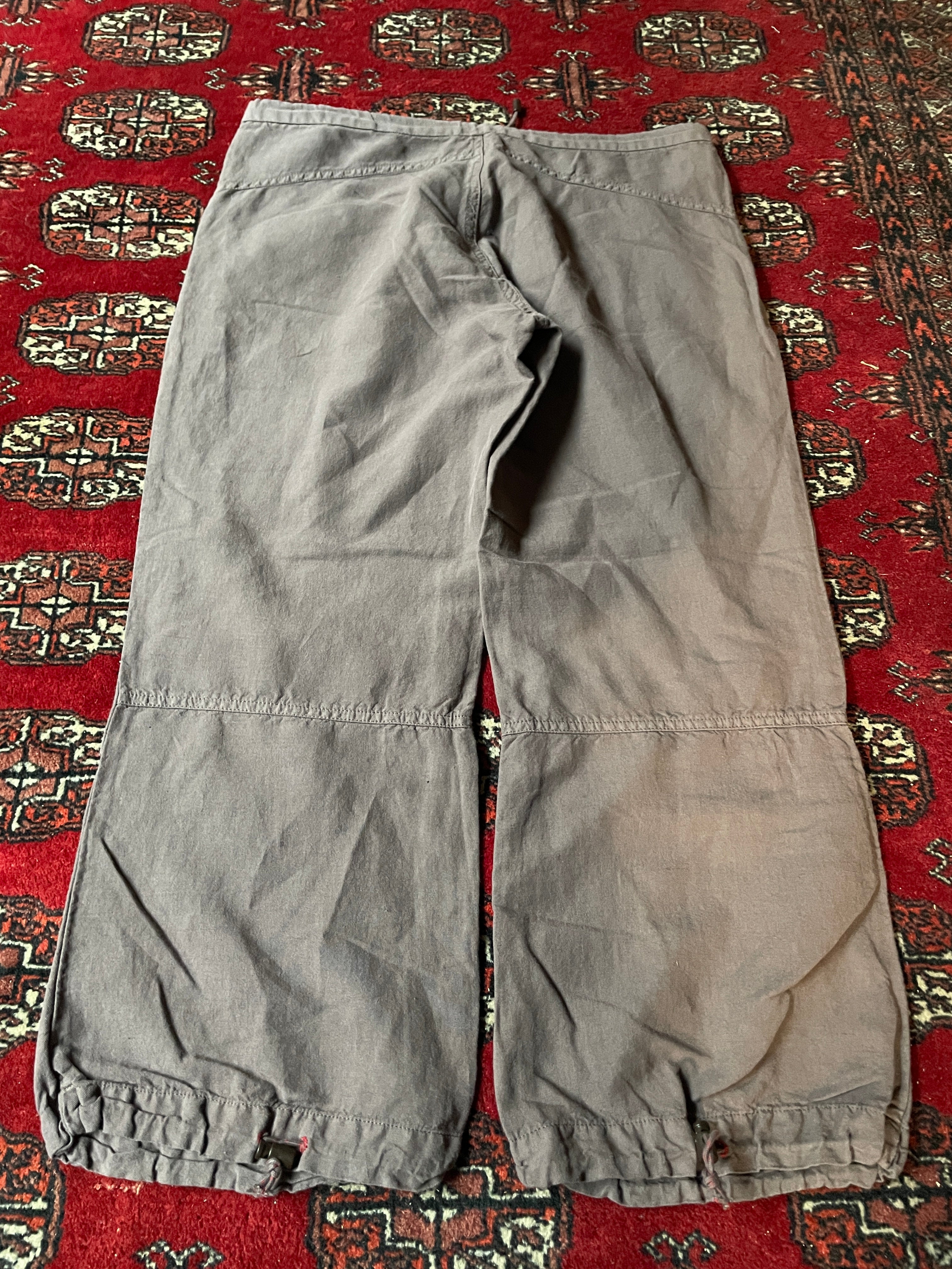 Diesel vintage y2k 50% lino capri pants
