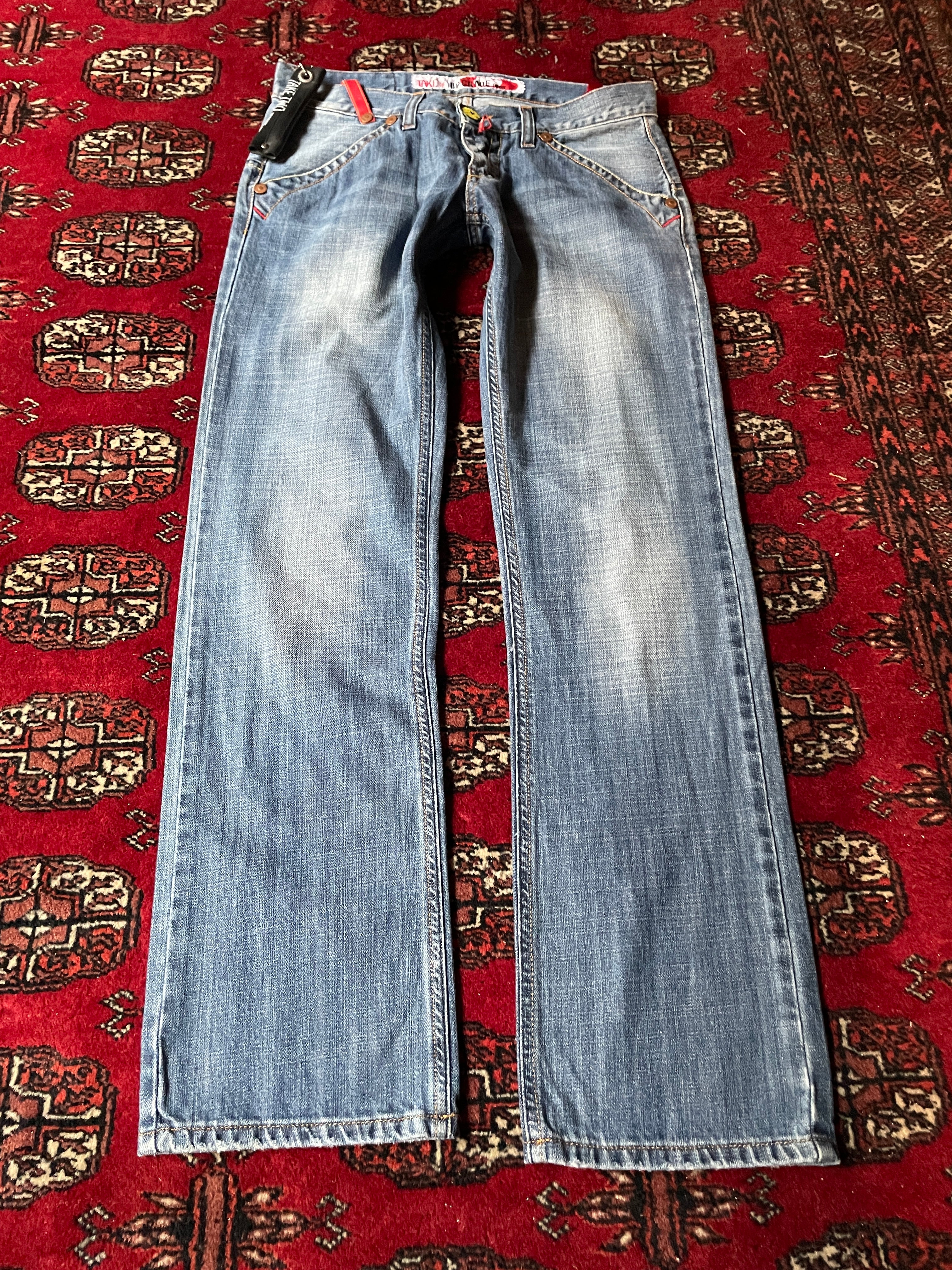 take two vintage low rise straight fit y2k jeans
