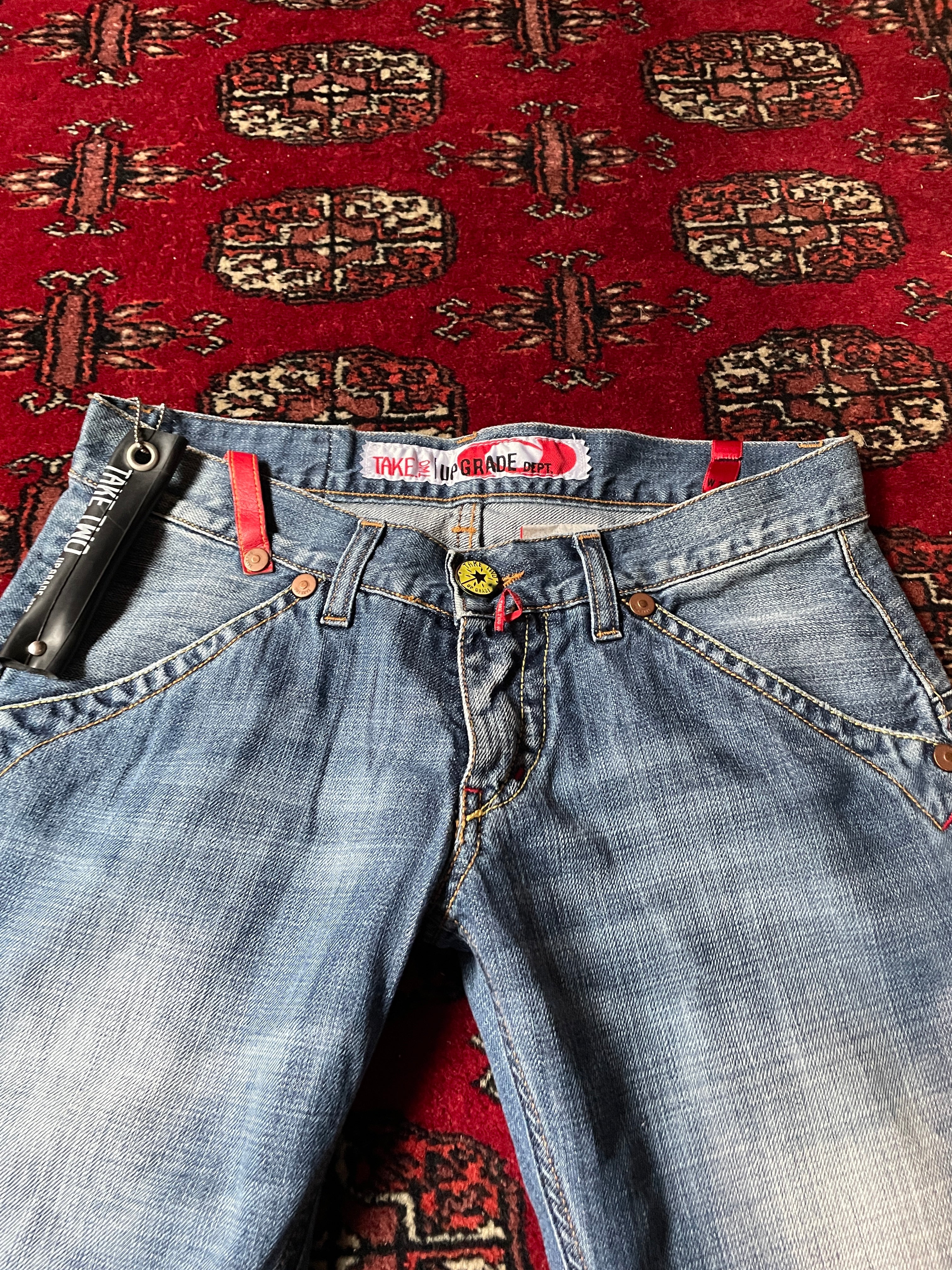 take two vintage low rise straight fit y2k jeans