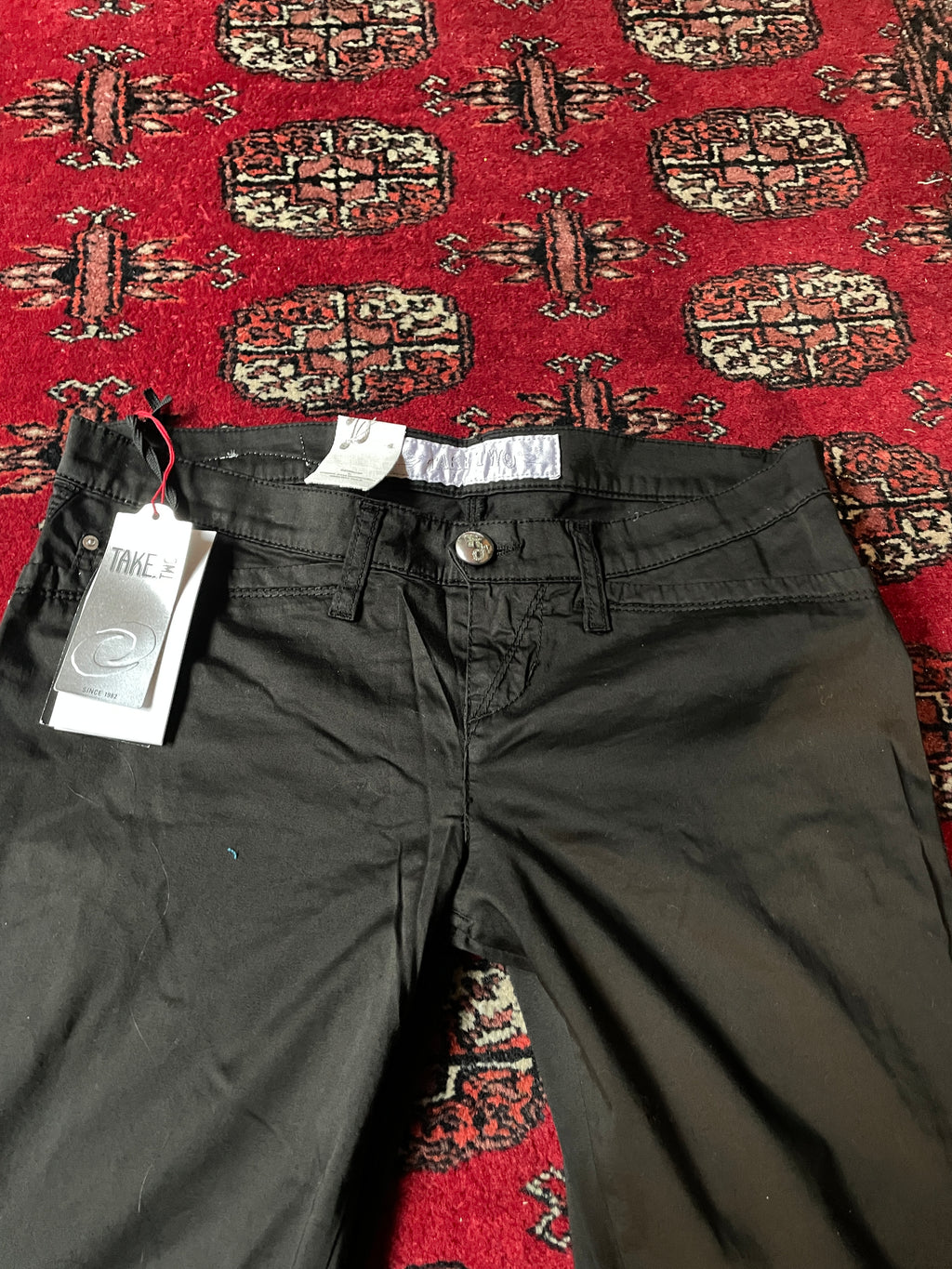 take two low rise skinny embroidery pocket y2k pants