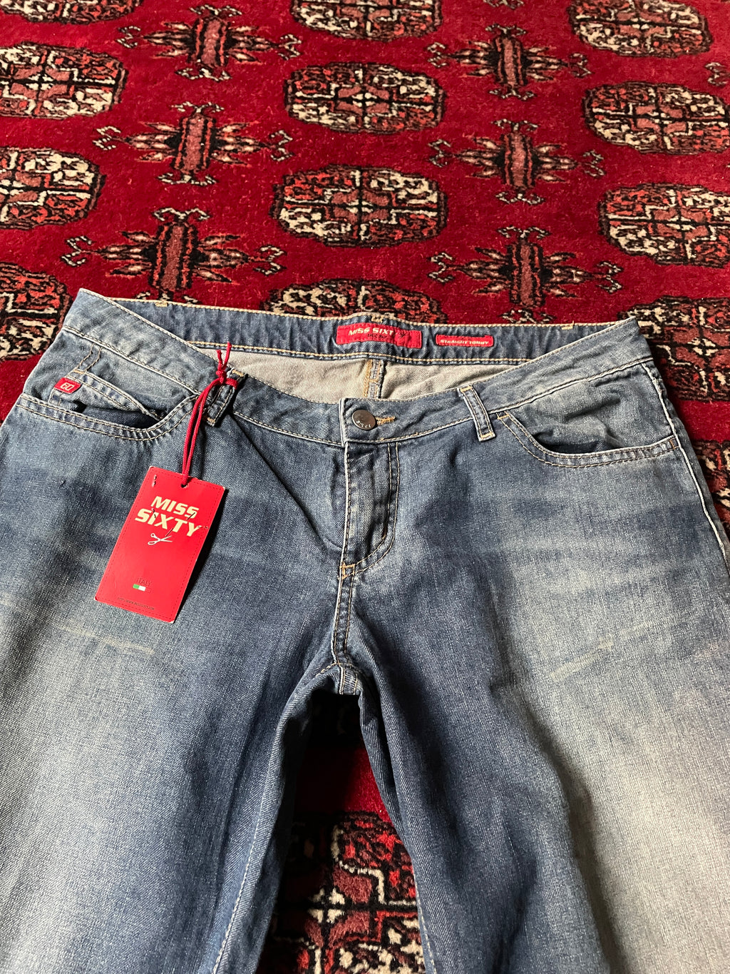 Miss Sixty low rise y2k wide leg jeans