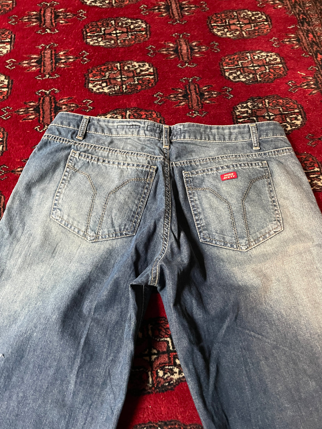 Miss Sixty low rise y2k wide leg jeans