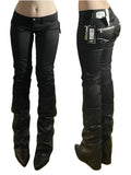take two low rise skinny embroidery pocket y2k pants