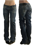 jeans mid/low rise straight fit y2k