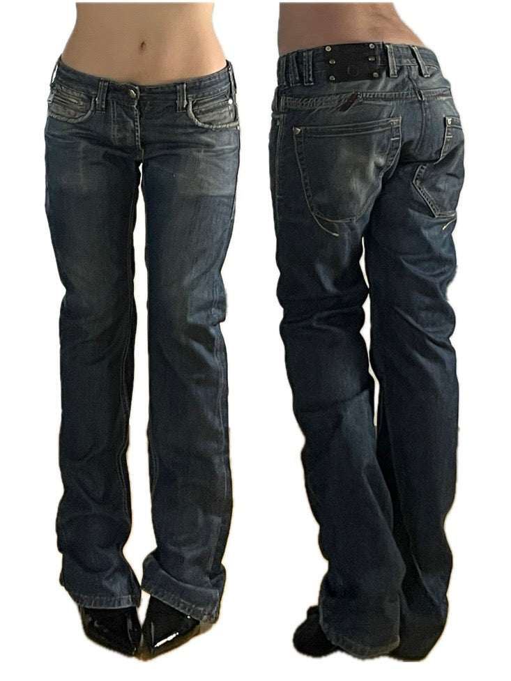 jeans mid/low rise straight fit y2k