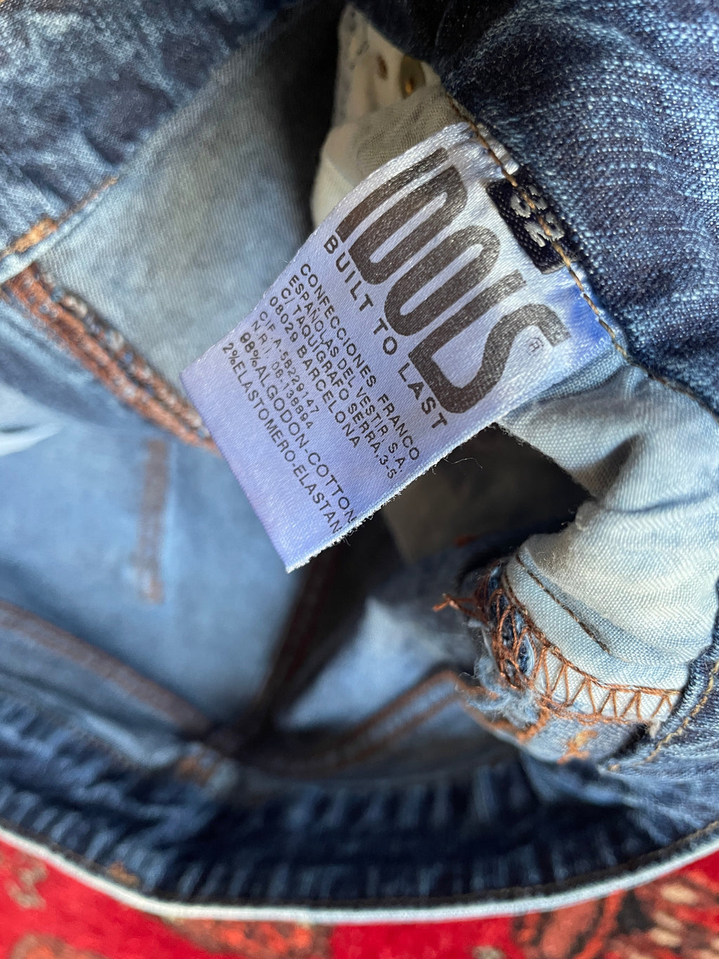 super low rise flared y2k jeans
