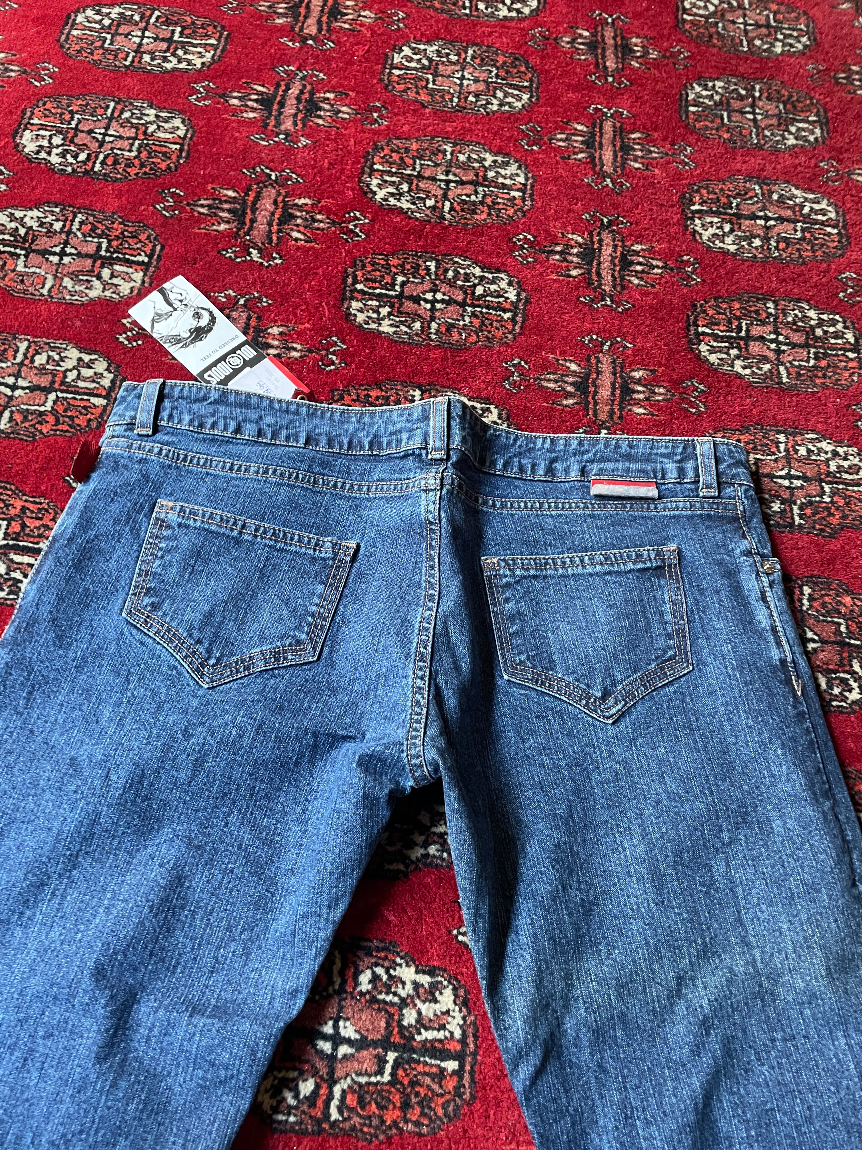 super low rise flared y2k jeans