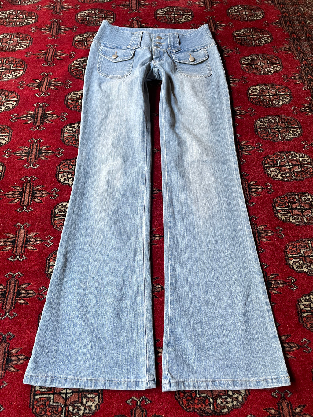 jeans low rise bootcut y2k anni 2000