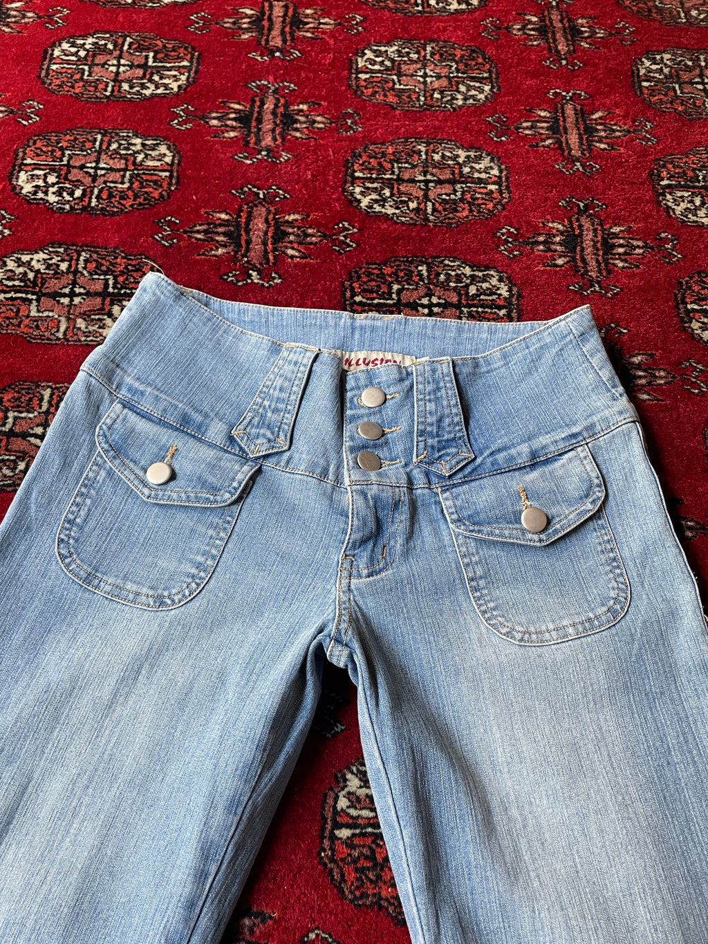 jeans low rise bootcut y2k anni 2000