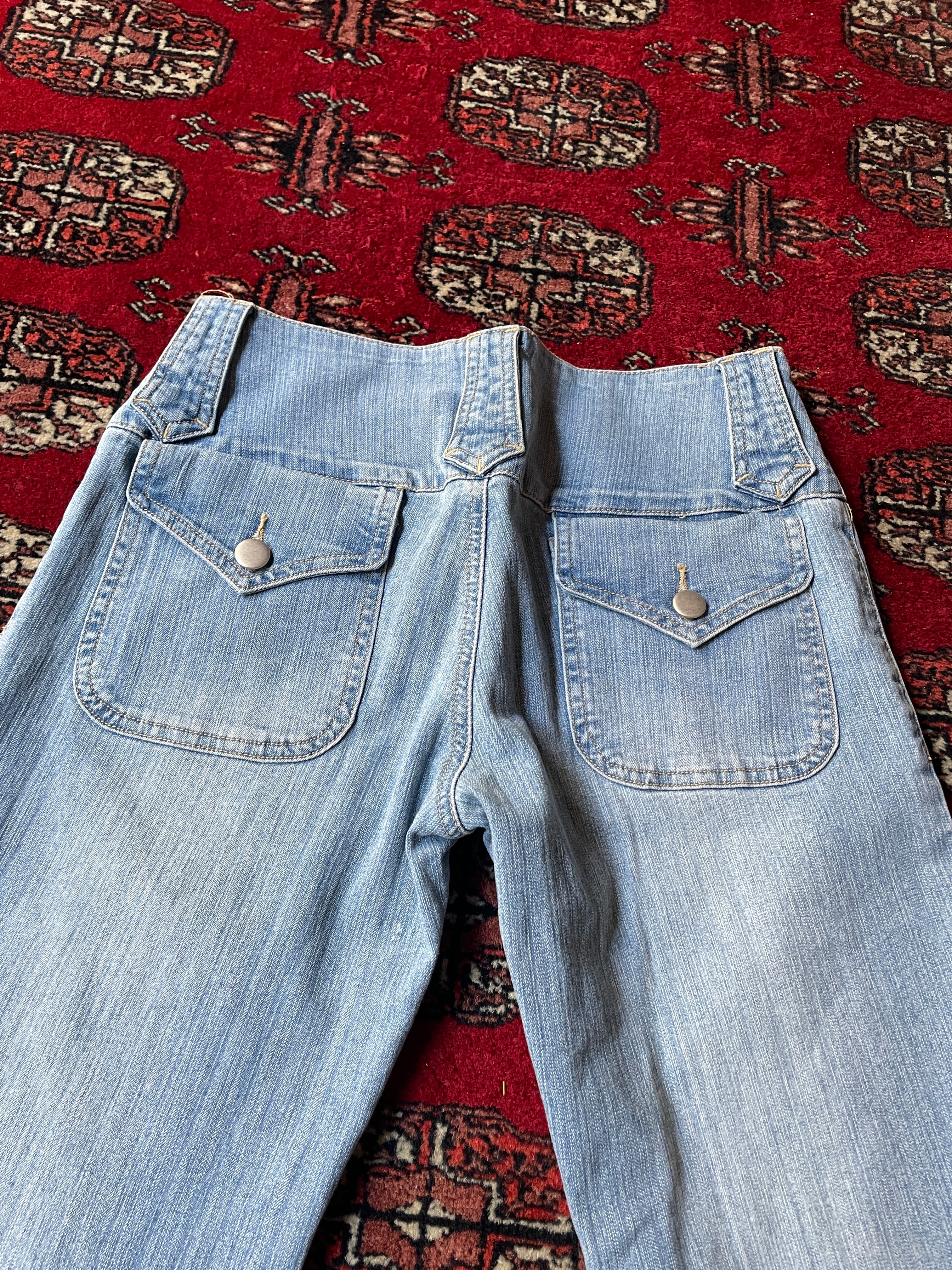 jeans low rise bootcut y2k anni 2000