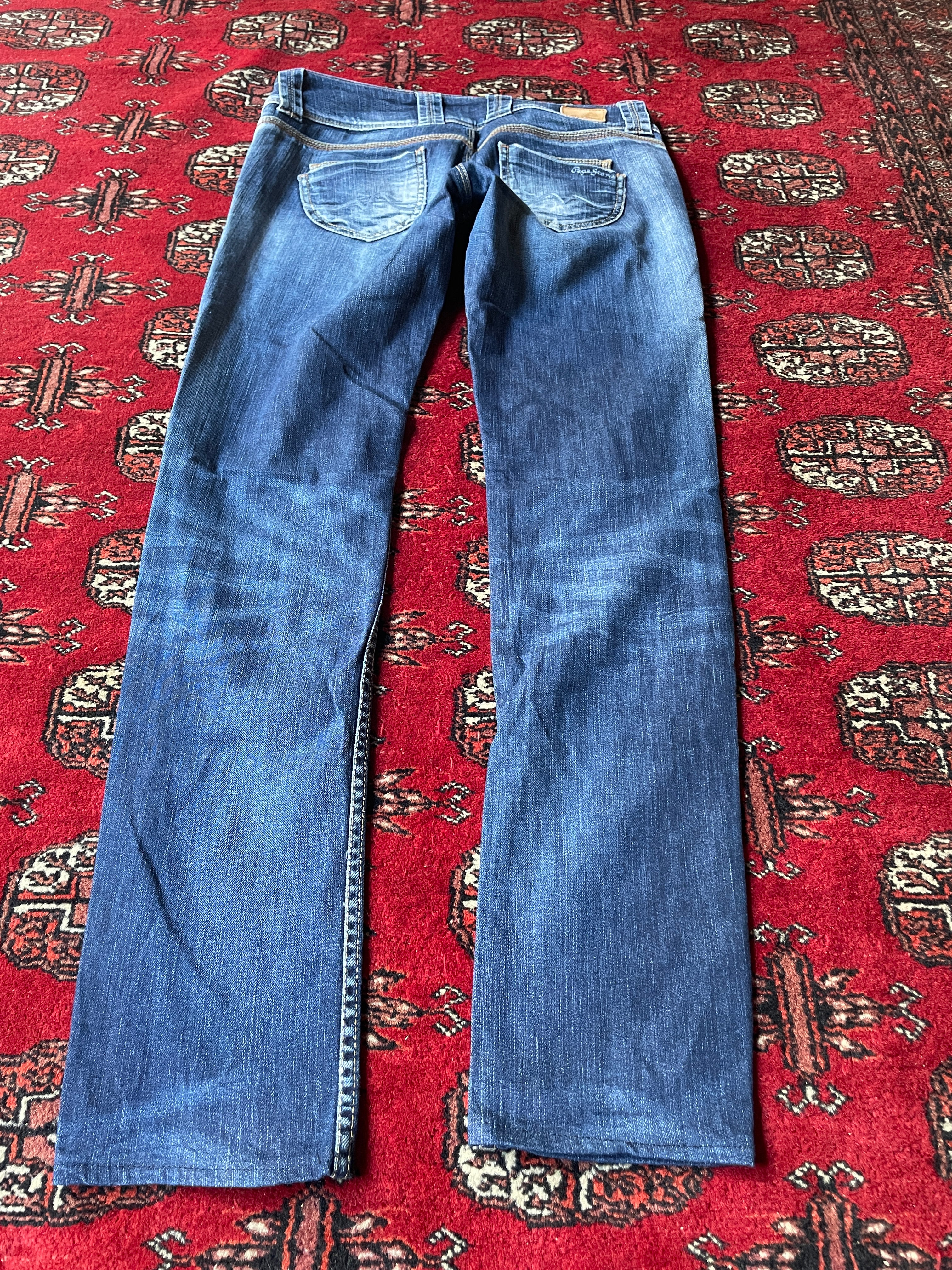super low rise skinny pepe jeans y2k
