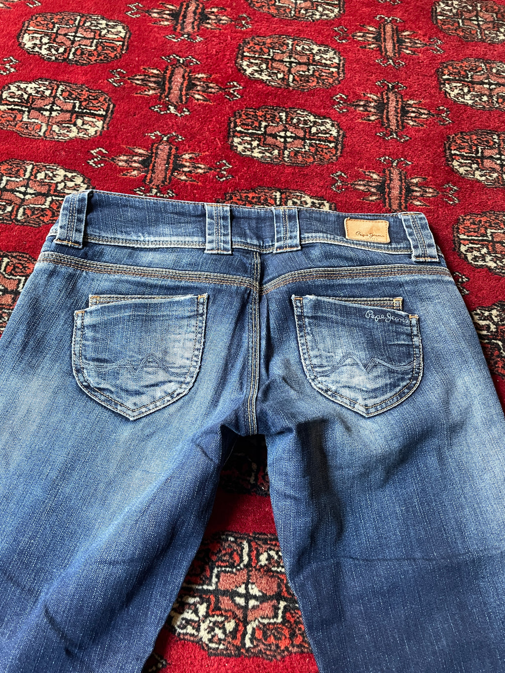 super low rise skinny pepe jeans y2k