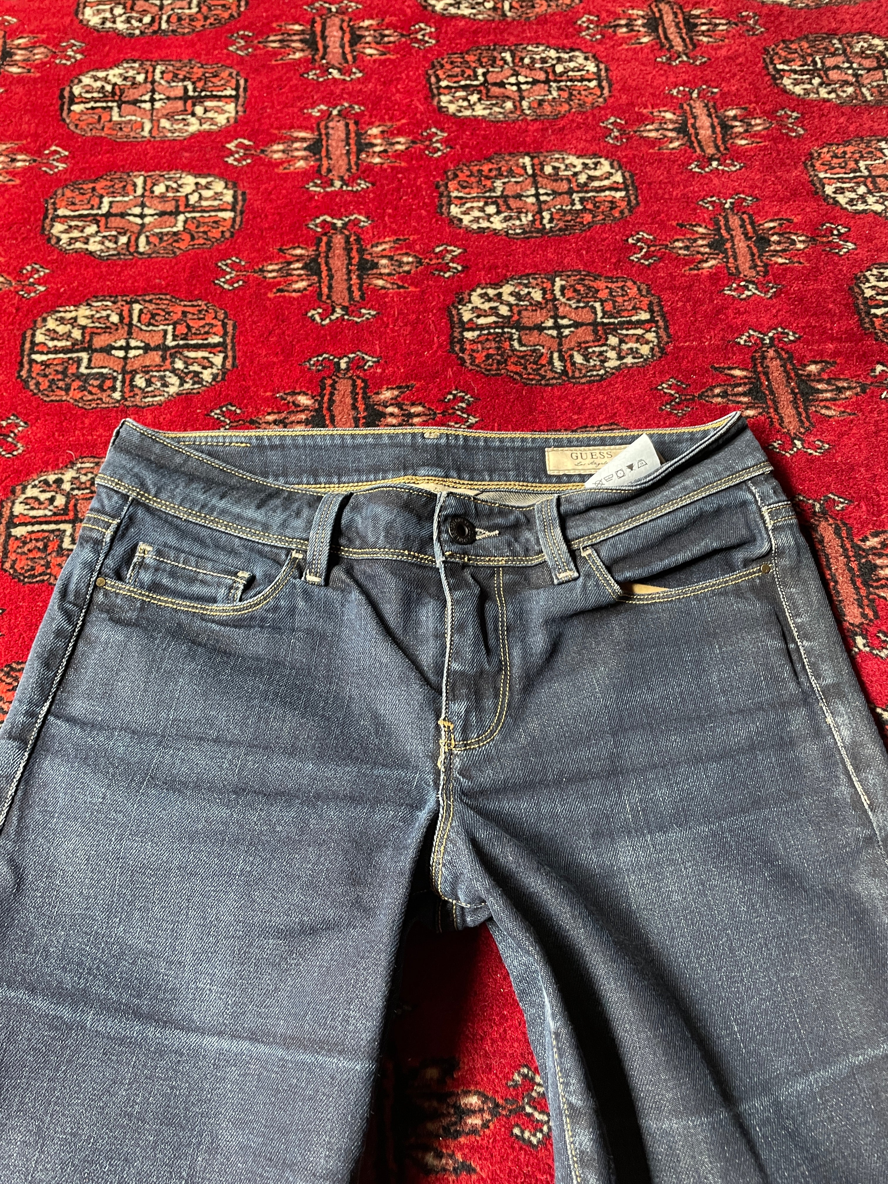 jeans Guess mid-waist straight leg