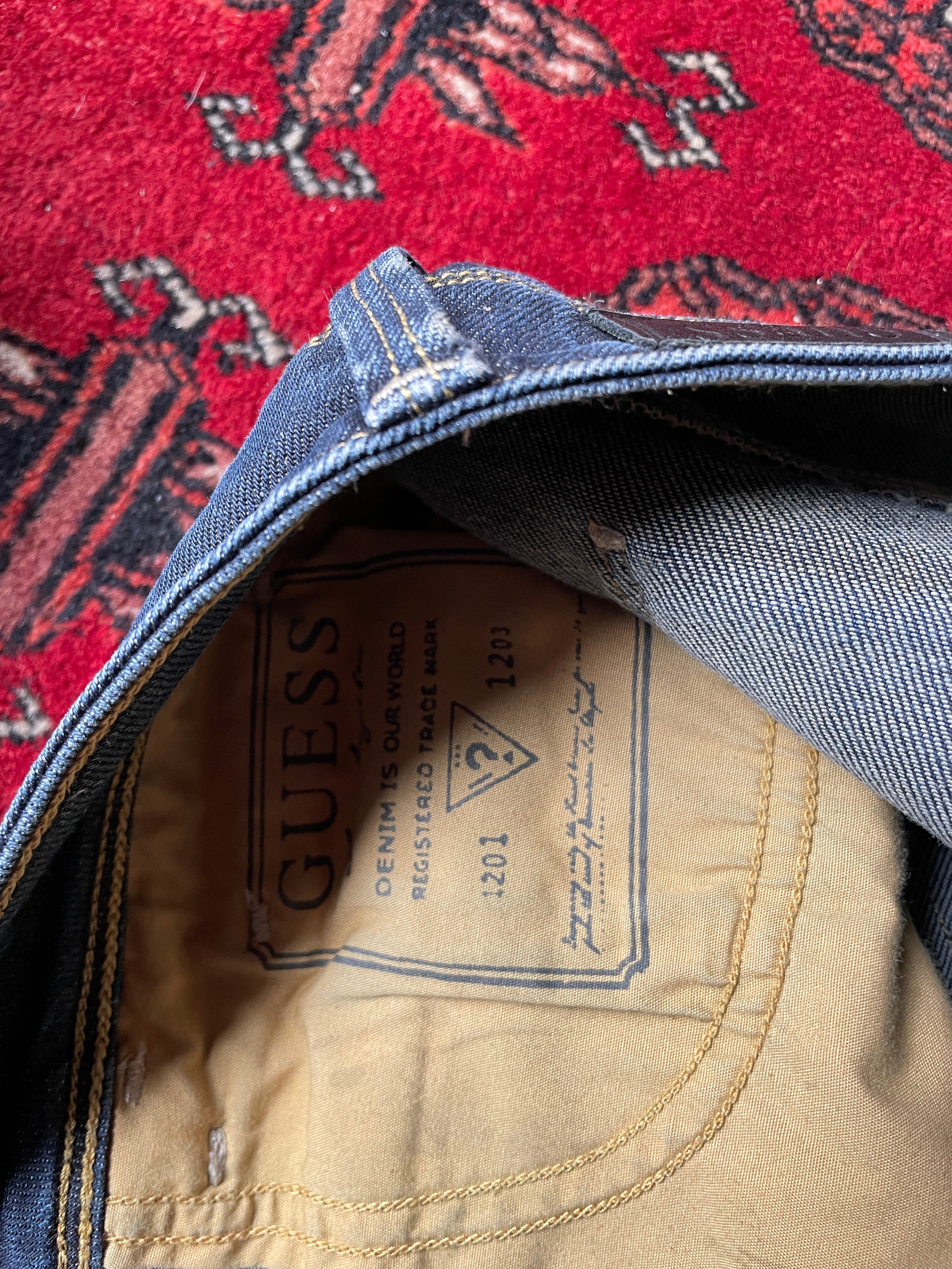 jeans Guess mid-waist straight leg
