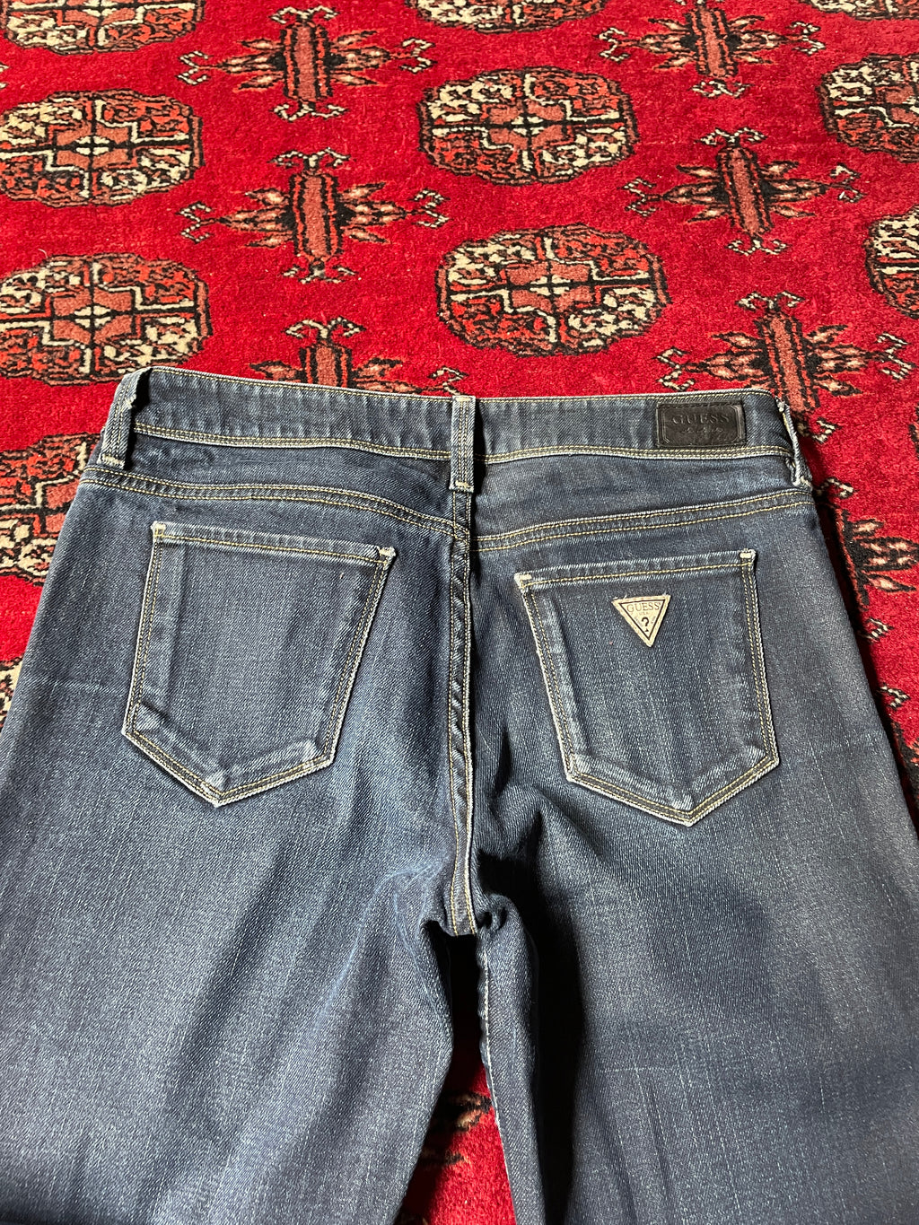 jeans Guess mid-waist straight leg