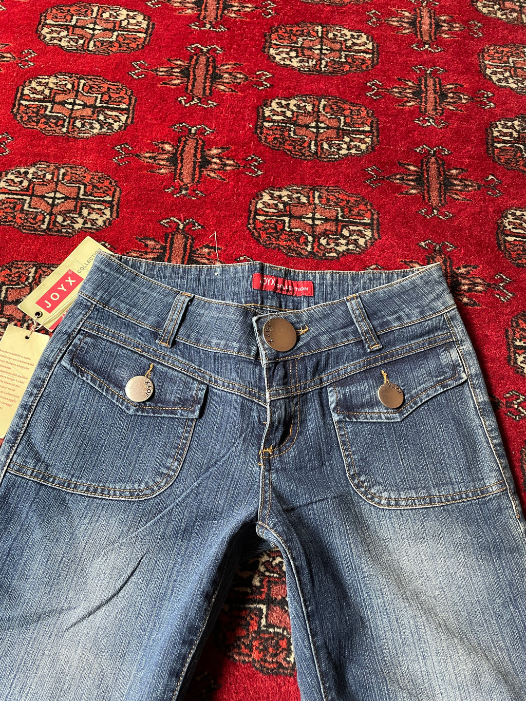 jeans bootcut low rise y2k anni 2000