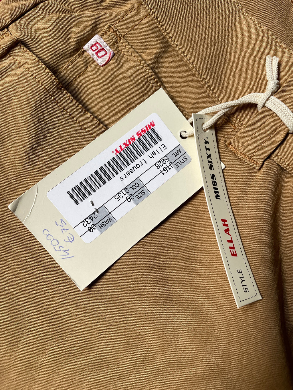Miss Sixty belted flared low rise y2k pants
