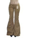 Miss Sixty belted flared low rise y2k pants