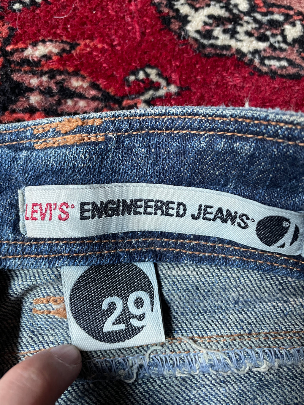 jeans levi’s engineered low rise bootcut y2k 1999