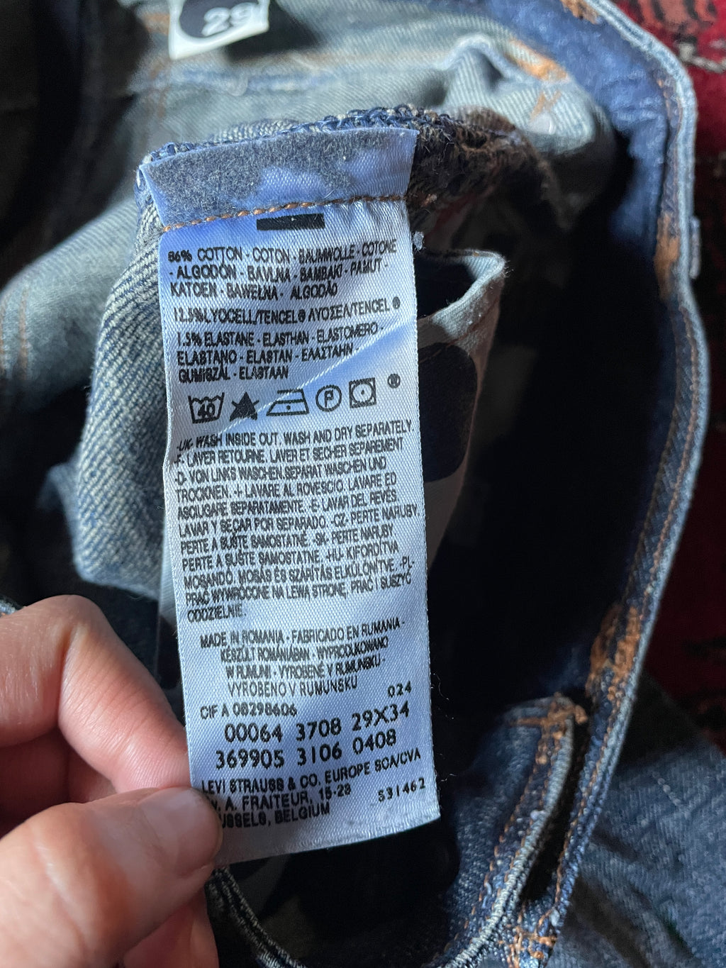 jeans levi’s engineered low rise bootcut y2k 1999
