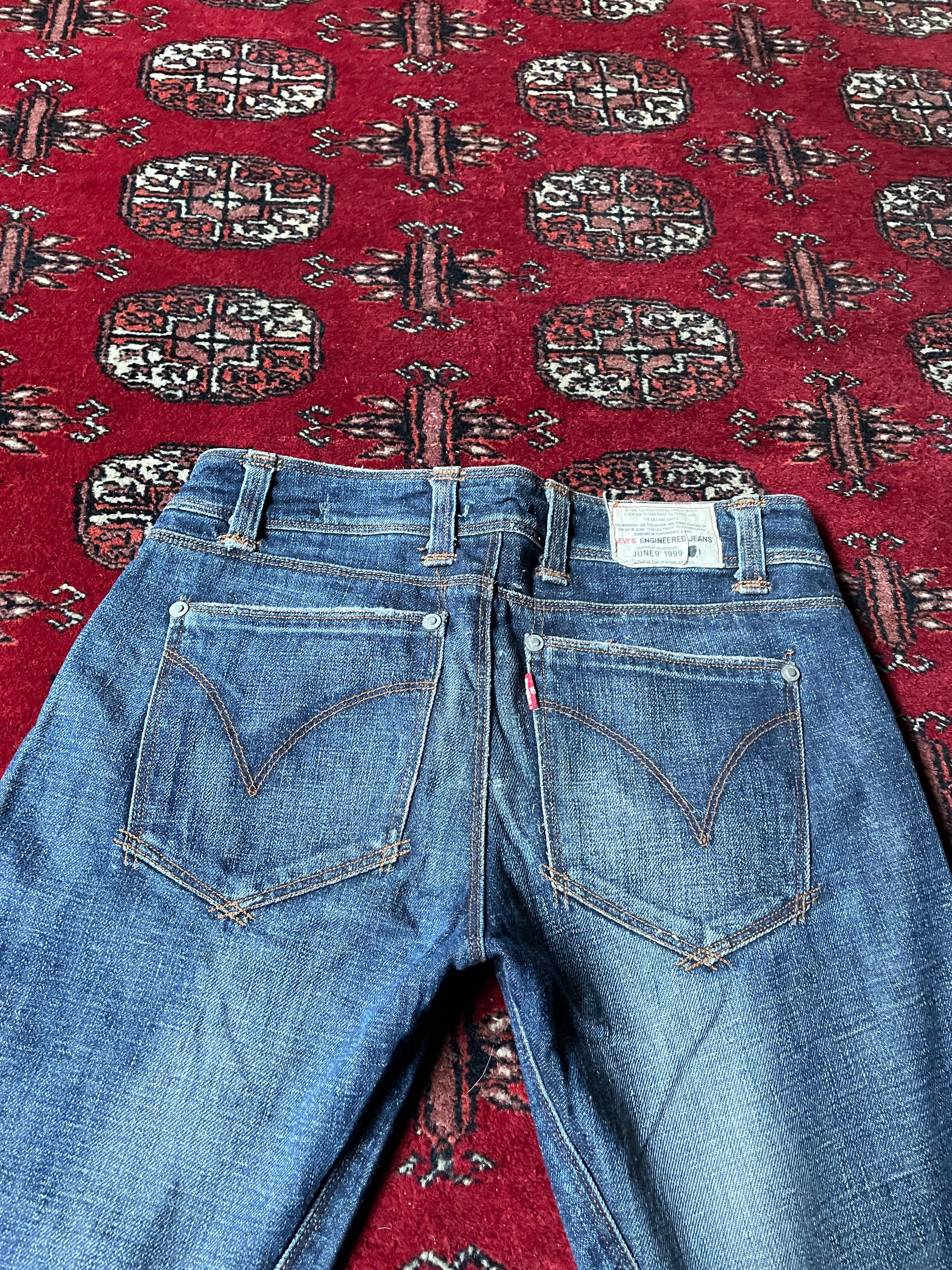 jeans levi’s engineered low rise bootcut y2k 1999